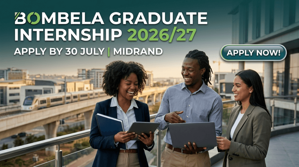 Bombela Graduate Internship 2026/27 – Apply by 30 July, Midrand