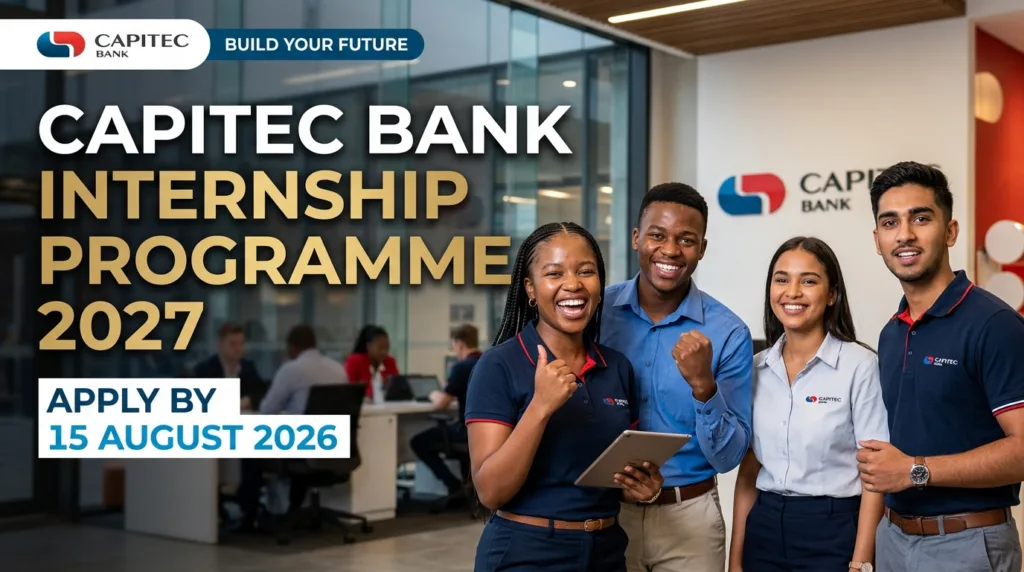 Capitec Bank Internship Programme 2027 - Apply by 15 August 2026