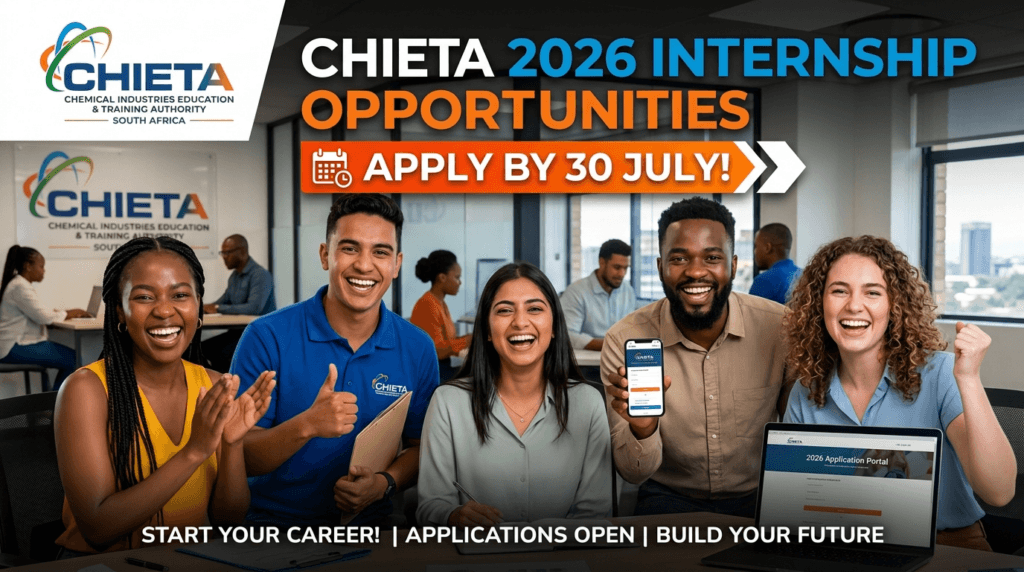 CHIETA 2026 Internship Opportunities – Apply by 30 July