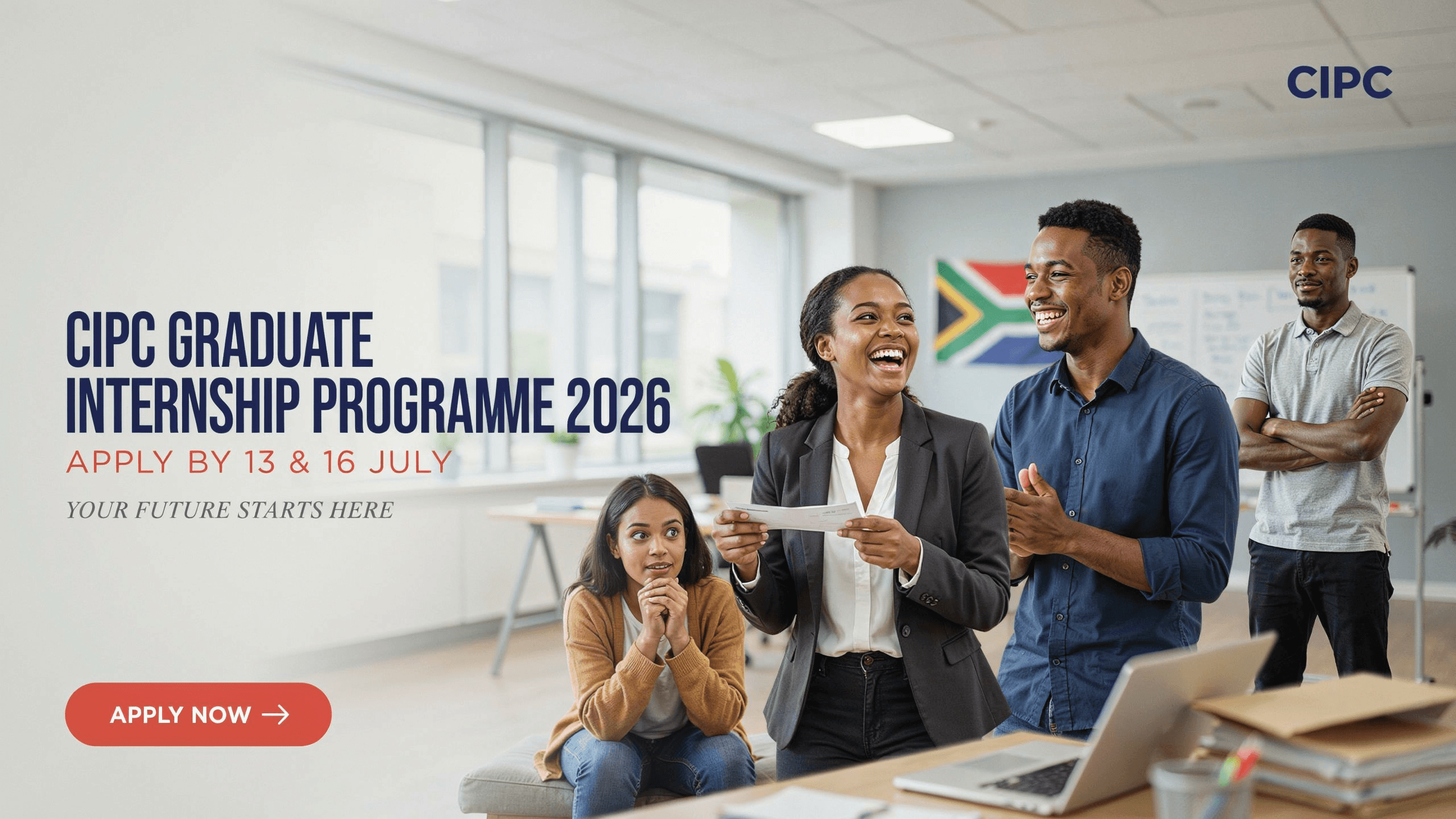 CIPC Graduate Internship Programme 2026 – Apply by 13 & 16 July