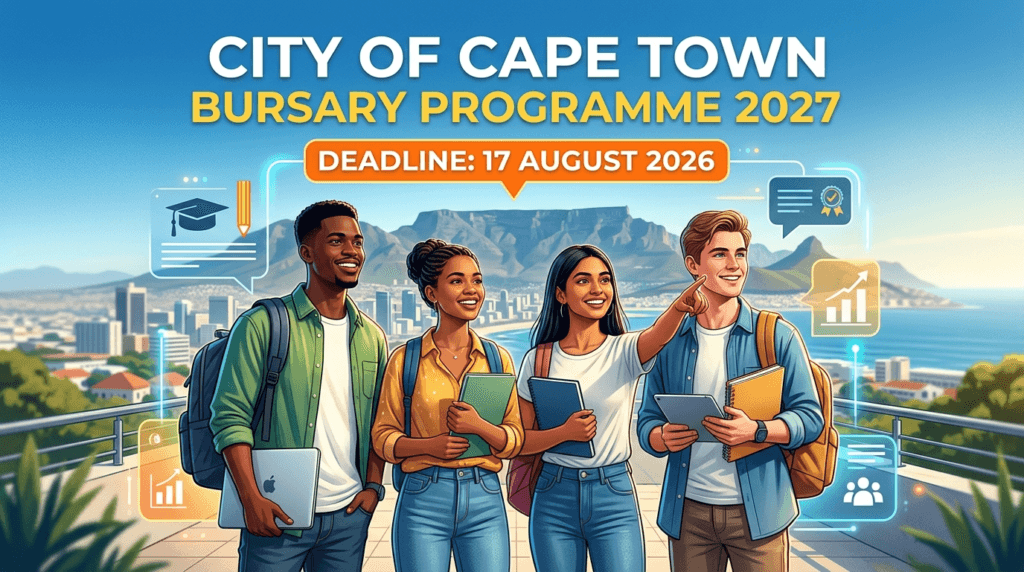City of Cape Town Bursary Programme 2027 – Deadline 17 Aug 2026