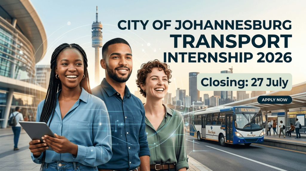 City of Johannesburg Transport Internship 2026 – Closing 27 July