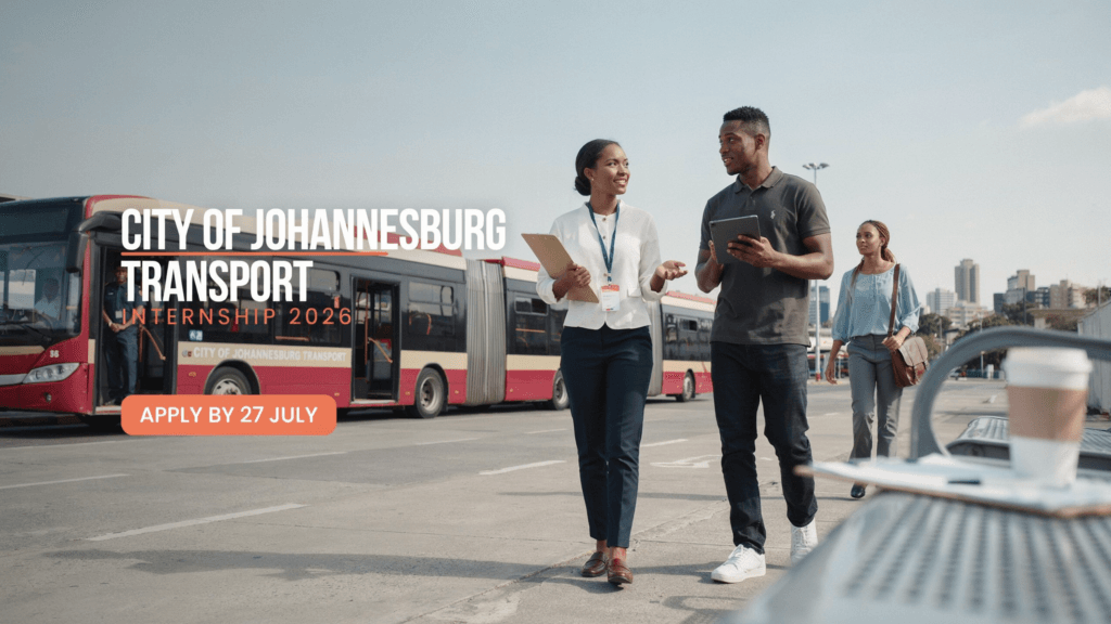 City of Johannesburg Transport Internship 2026 – Apply by 27 July
