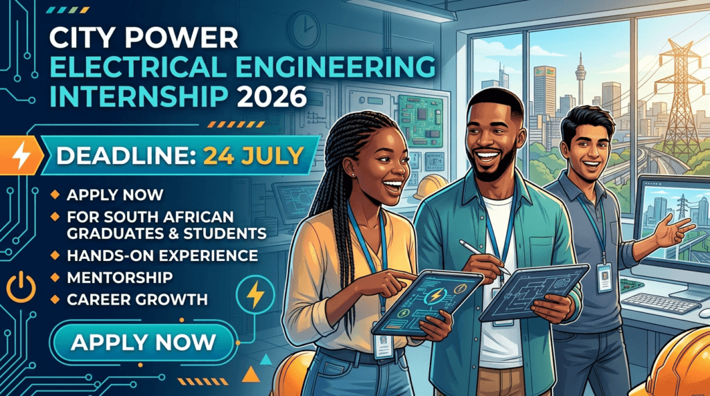 City Power Electrical Engineering Internship 2026 – Deadline 24 July