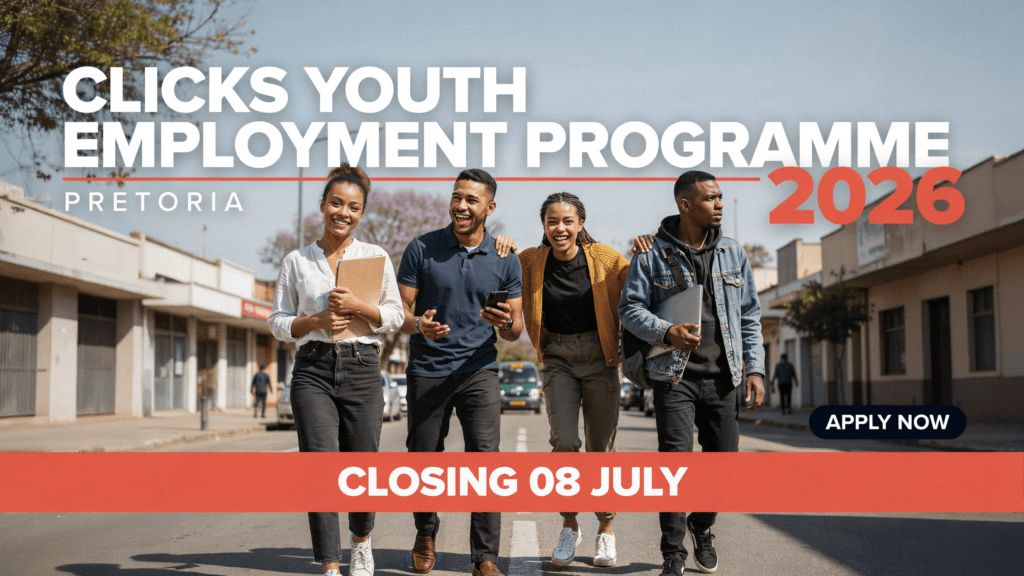 Clicks Youth Employment Programme 2026 – Pretoria, Closing 08 July