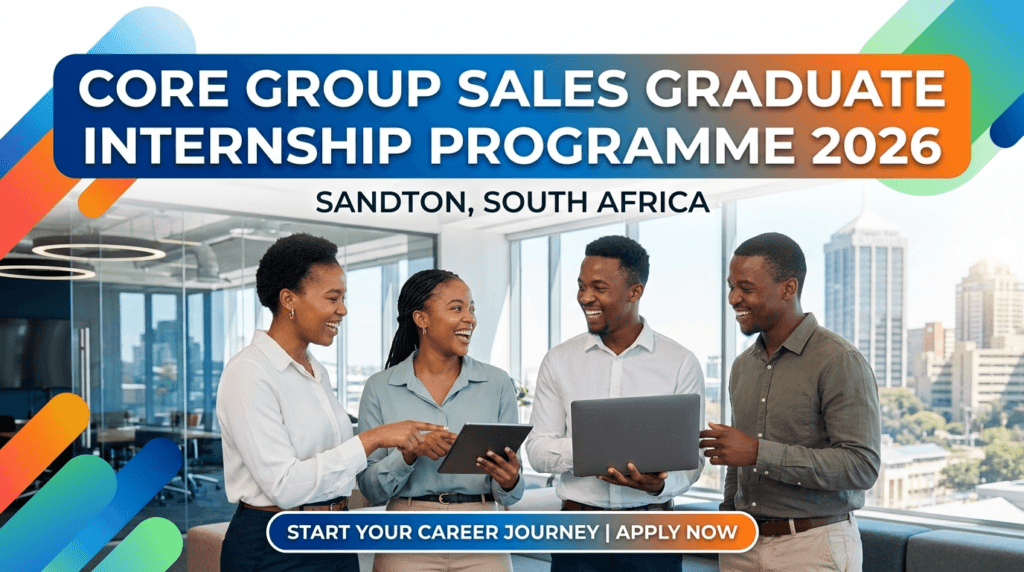 Core Group Sales Graduate Internship Programme 2026 in Sandton