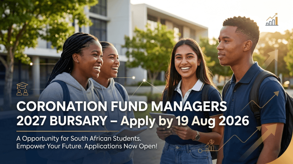 Coronation Fund Managers 2027 Bursary – Apply by 19 Aug 2026