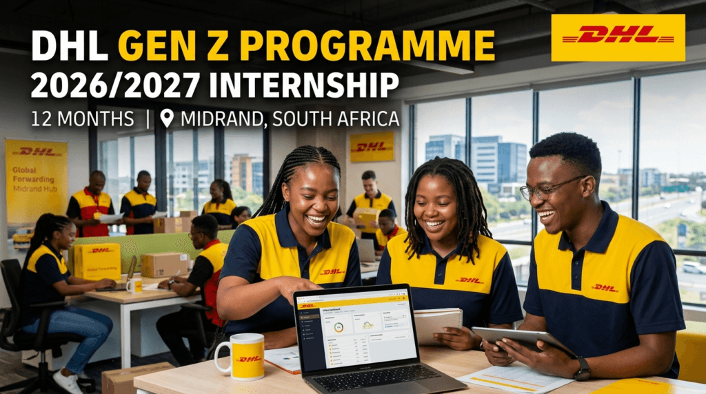 DHL Gen Z Programme 2026/2027 Internship - 12 months in Midrand