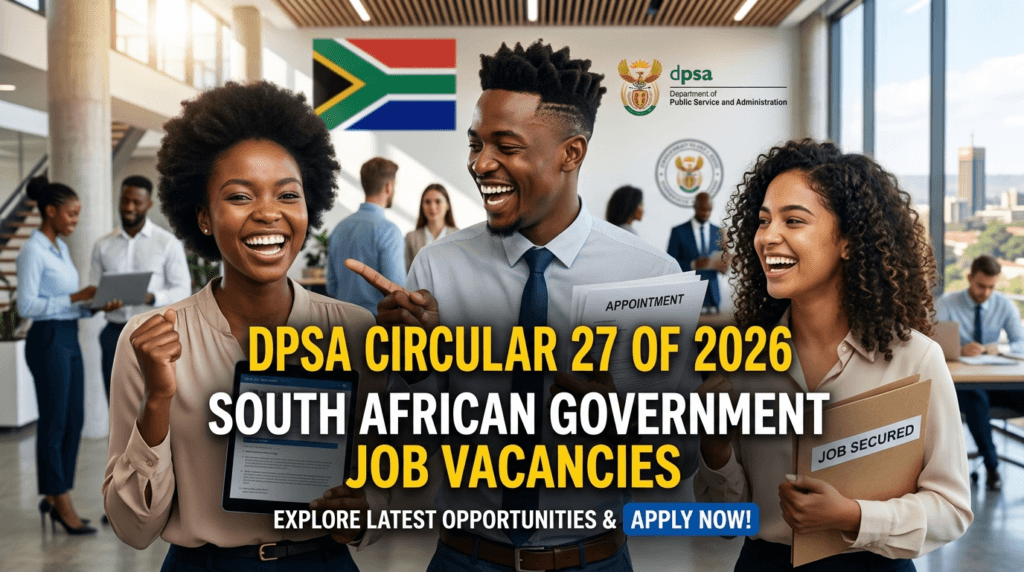 DPSA Circular 27 of 2026 – South African Government Job Vacancies