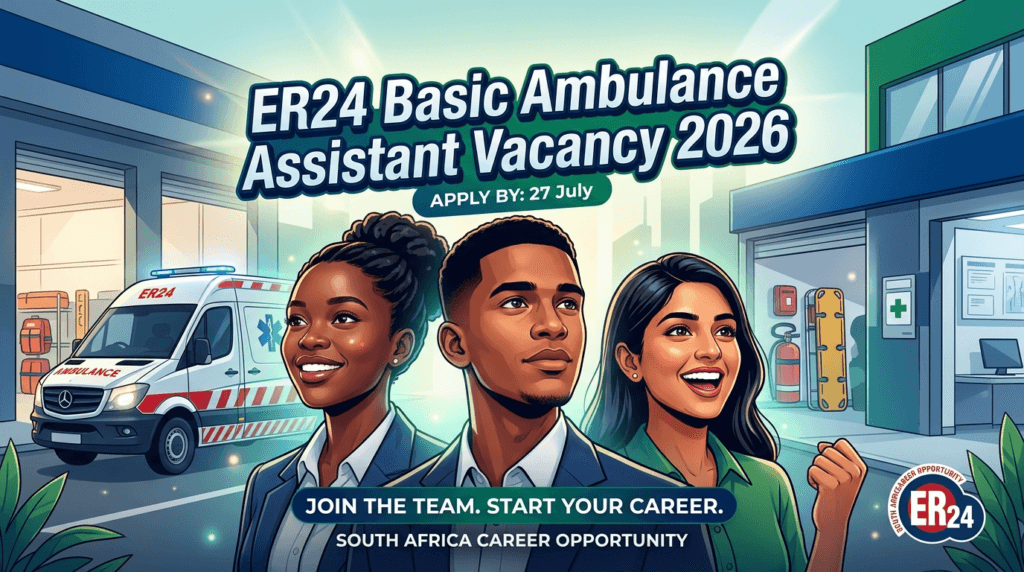 ER24 Basic Ambulance Assistant Vacancy 2026 – Apply by 27 July
