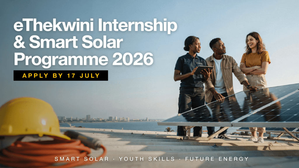 eThekwini Internship & Smart Solar Programme 2026 – Apply by 17 July