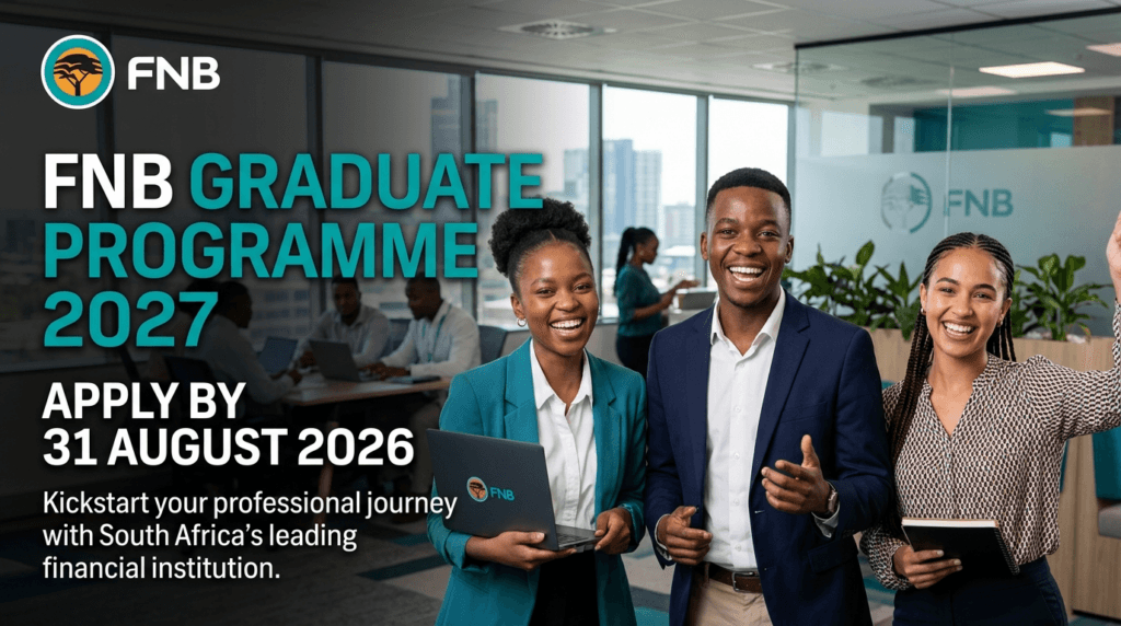 FNB Graduate Programme 2027 – Apply by 31 August 2026