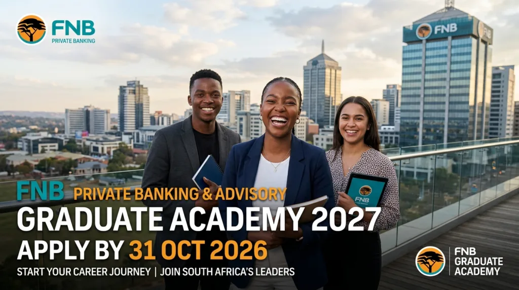 FNB Private Banking & Advisory Graduate Academy 2027 Apply 31 Oct 2026