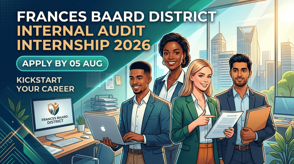 Frances Baard District Internal Audit Internship 2026 – Apply by 05Aug