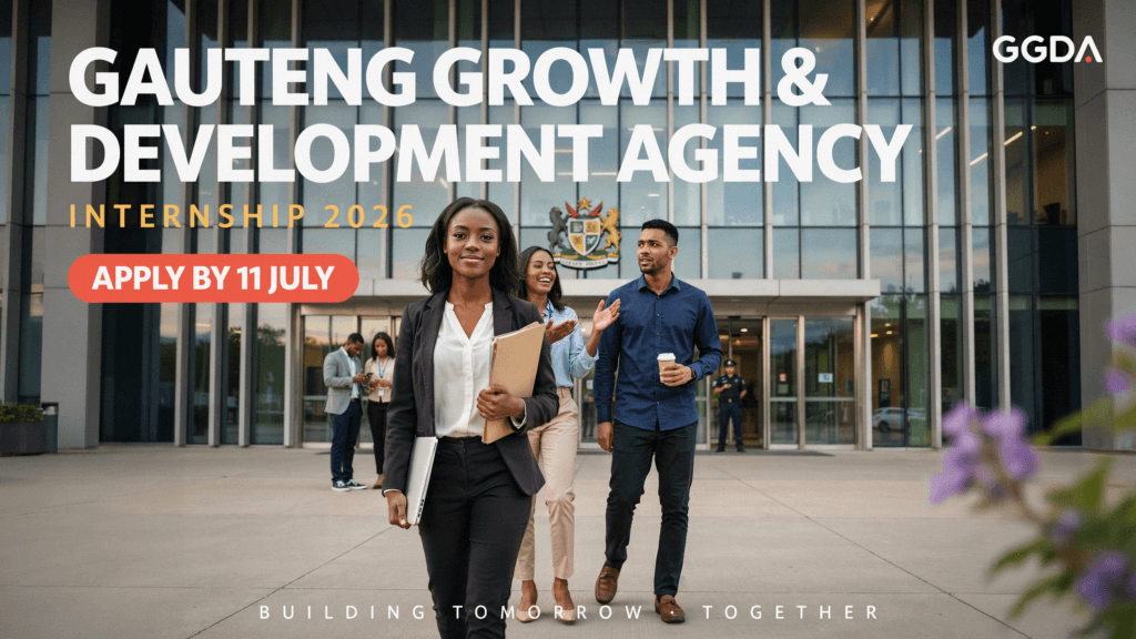Gauteng Growth & Development Agency Internship 2026 – Apply by 11 July