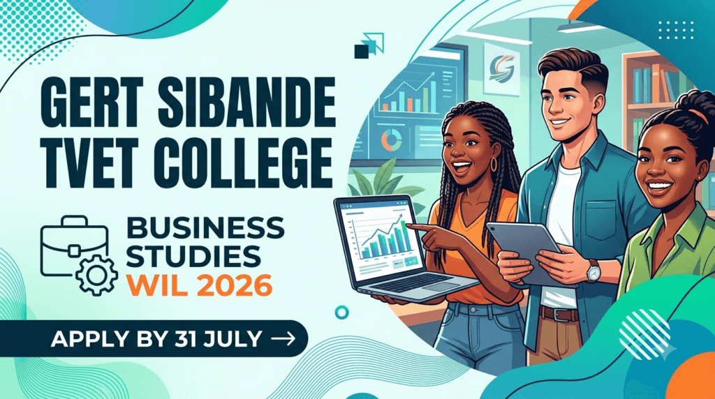 Gert Sibande TVET College Business Studies WIL 2026 – Apply by 31 July