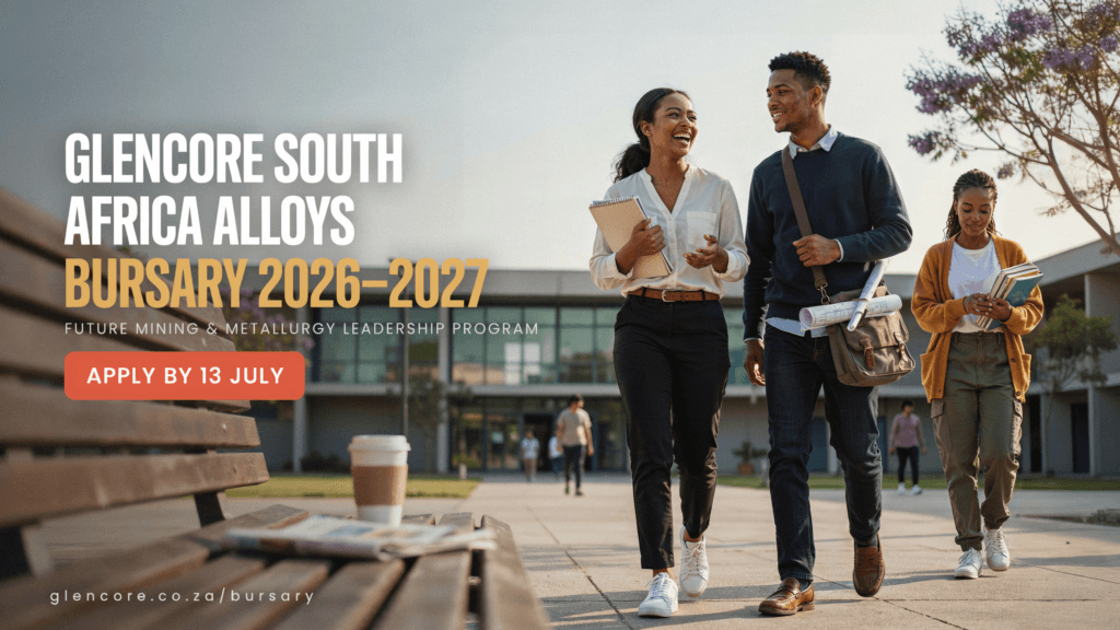 Glencore South Africa Alloys Bursary 2026-2027 – Apply by 13 July