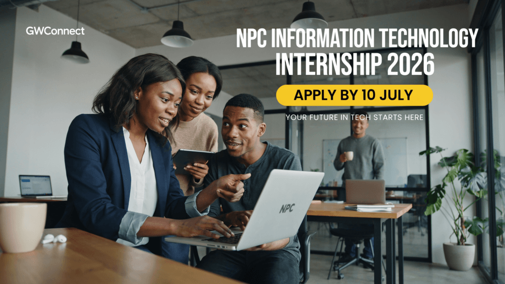 GWConnect NPC Information Technology Internship 2026 – Apply by 10 July