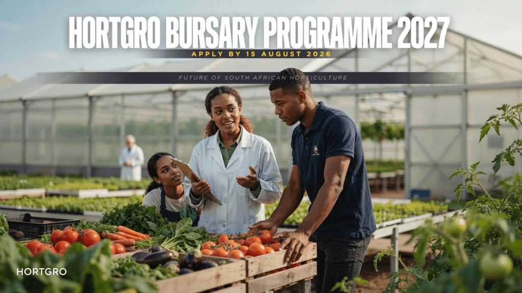 Hortgro Bursary Programme 2027 – Apply by 15 August 2026