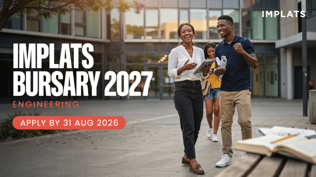 Implats Bursary 2027 – Engineering – Apply by 31 Aug 2026