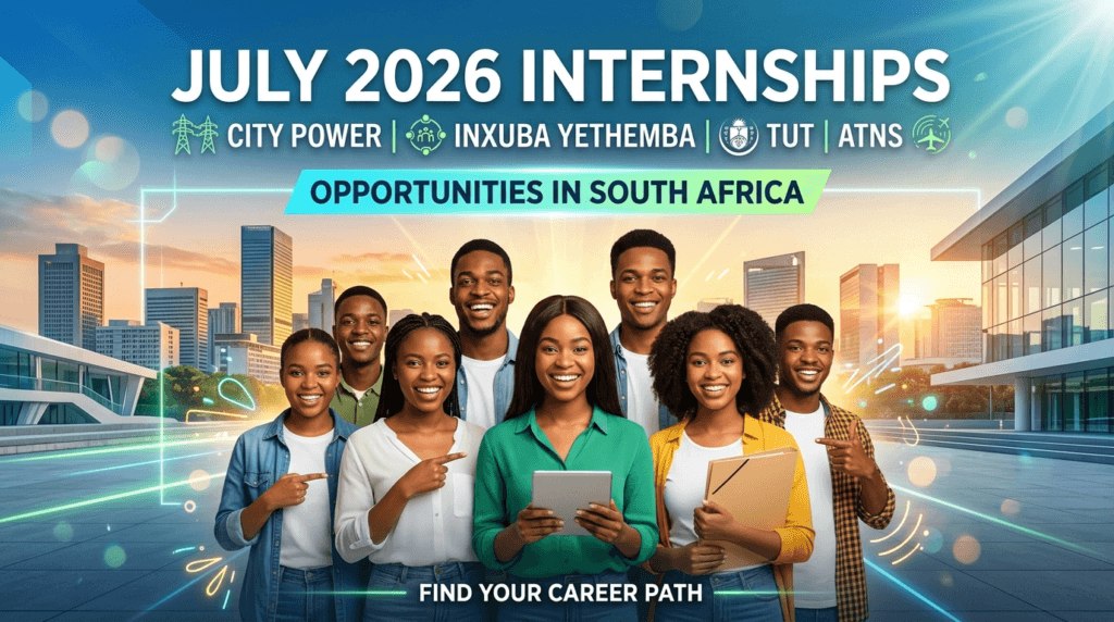 July 2026 internships: City Power, Inxuba Yethemba, TUT, ATNS
