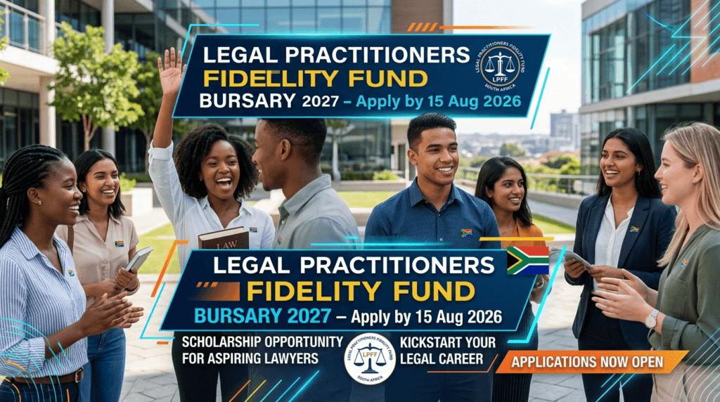 Legal Practitioners Fidelity Fund Bursary 2027 – Apply by 15 Aug 2026