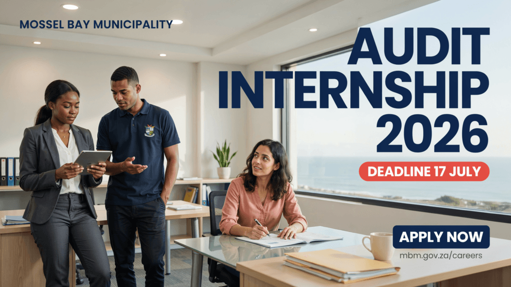 Mossel Bay Municipality Audit Internship 2026 – Deadline 17 July