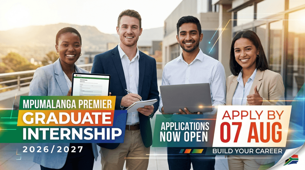 Mpumalanga Premier Graduate Internship 2026/27 – Apply by 07 Aug