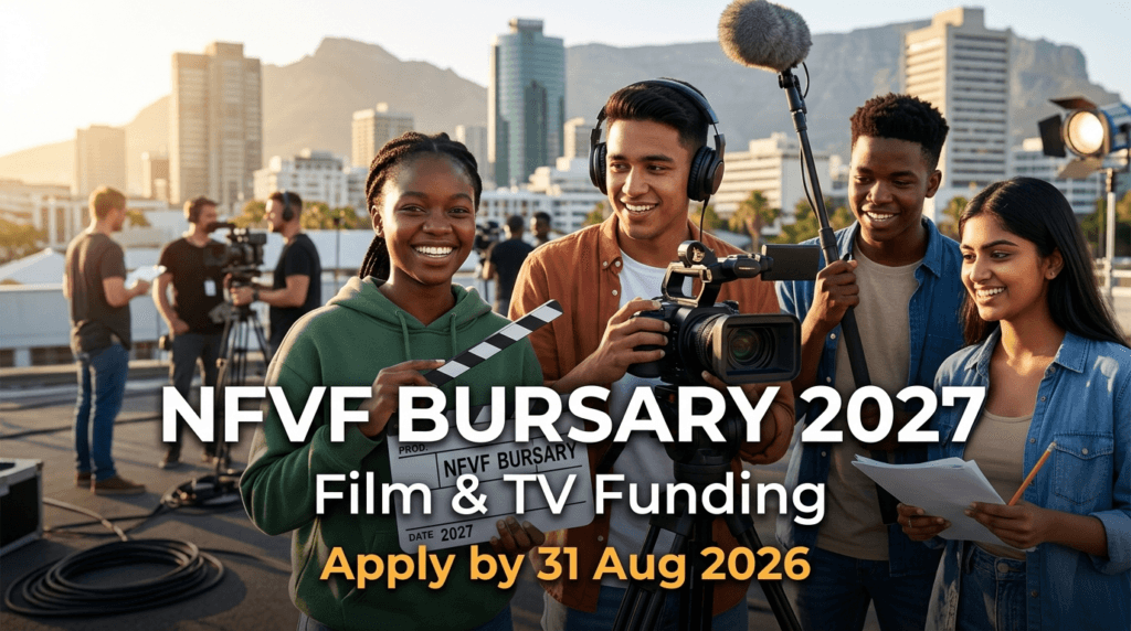 NFVF Bursary 2027 – Film & TV Funding, Apply by 31 Aug 2026