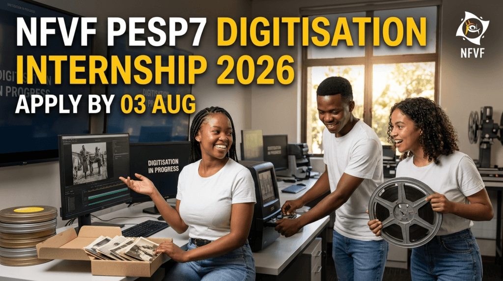 NFVF PESP7 Digitisation Internship 2026 – Apply by 03 Aug