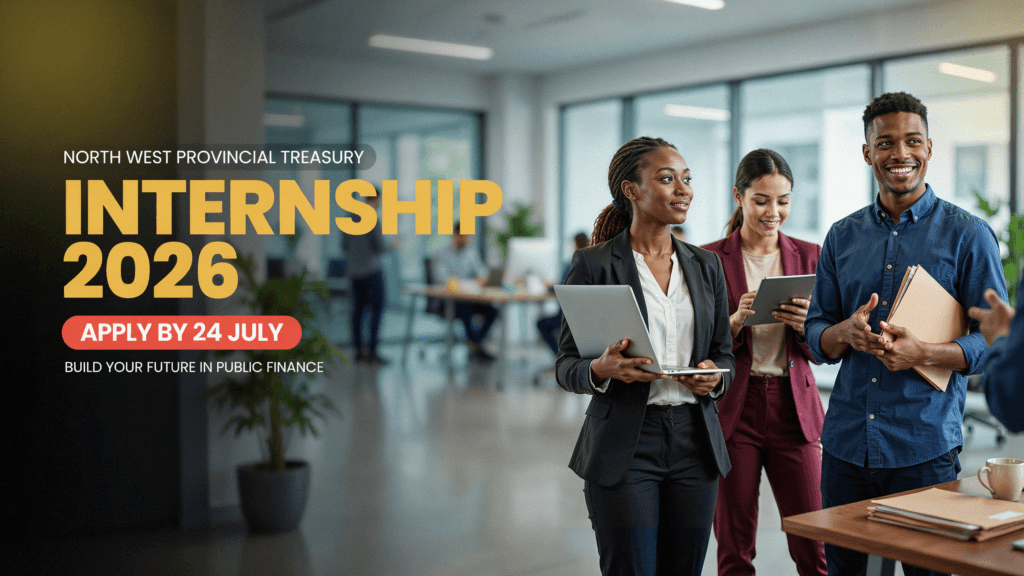 North West Provincial Treasury Internship 2026 – Apply by 24 July