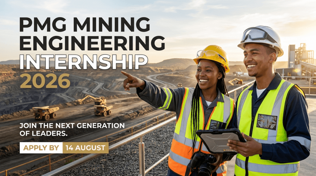 PMG Mining Engineering Internship 2026 – Apply by 14 August