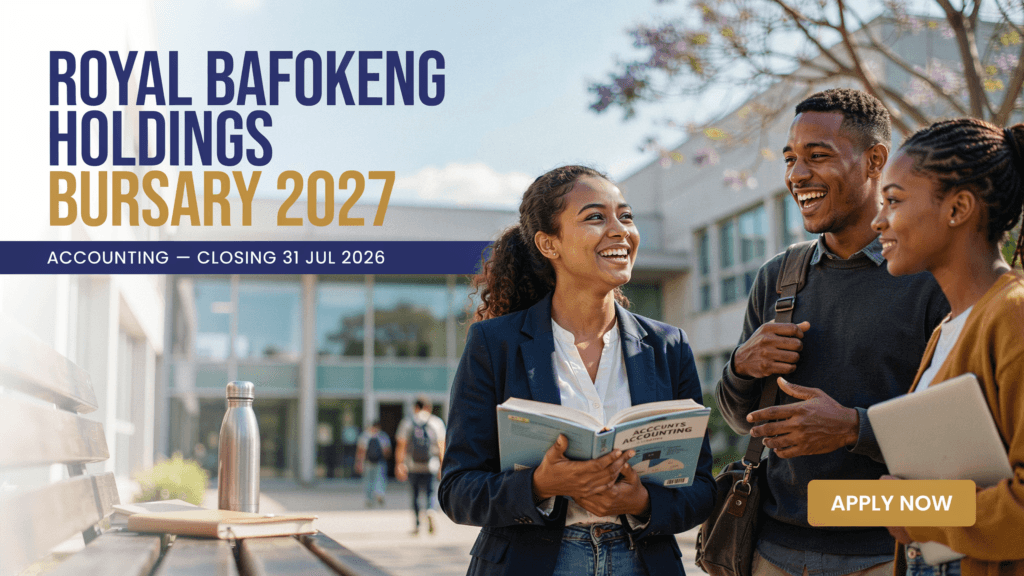 Royal Bafokeng Holdings Bursary 2027 – Accounting Closing 31 Jul 2026