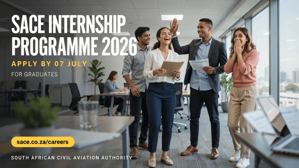 SACE Internship Programme 2026 – Apply by 07 July for graduates
