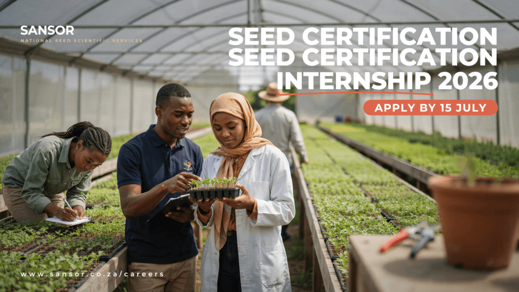 SANSOR Seed Certification Internship 2026 – Apply by 15 July