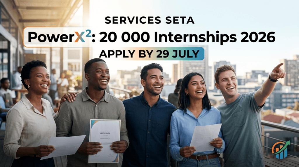 Services SETA PowerX² 20 000 Internships 2026 – Apply by 29 July