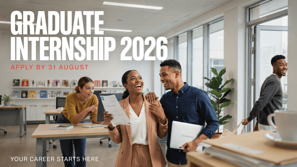 Truworths Graduate Internship 2026 – Apply by 31 August