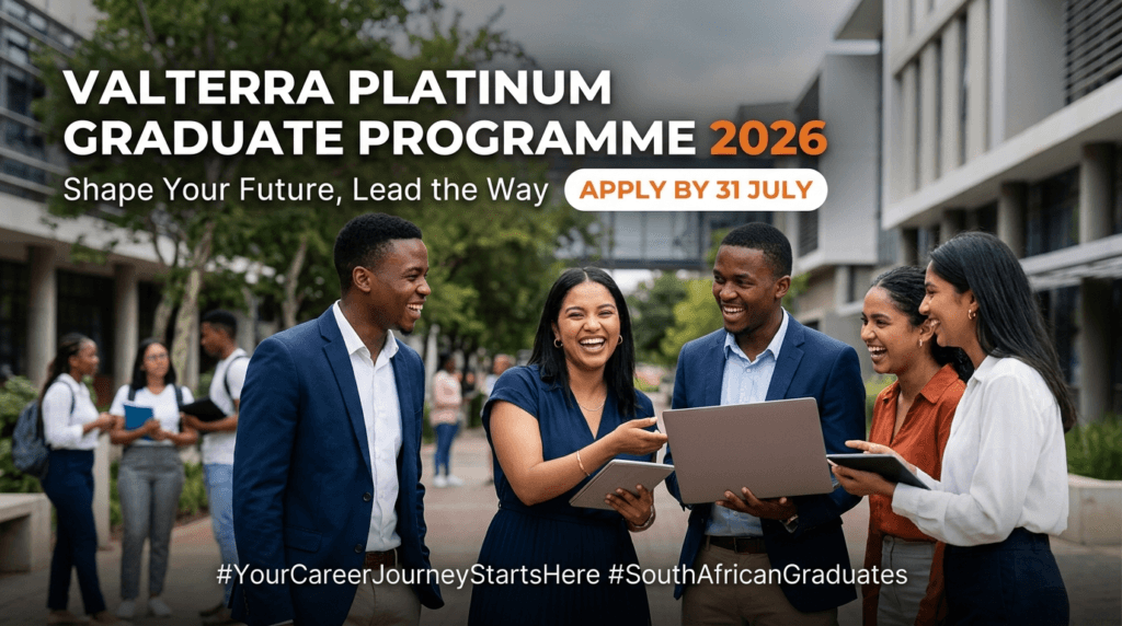 Valterra Platinum Graduate Programme 2026 – Apply by 31 July
