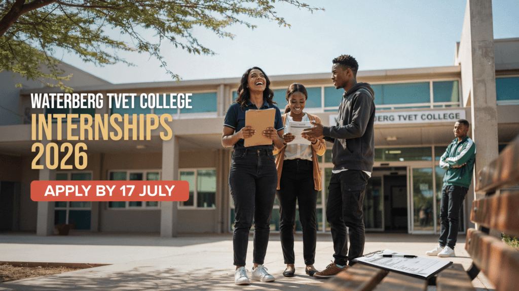 Waterberg TVET College Internships 2026 – Apply by 17 July