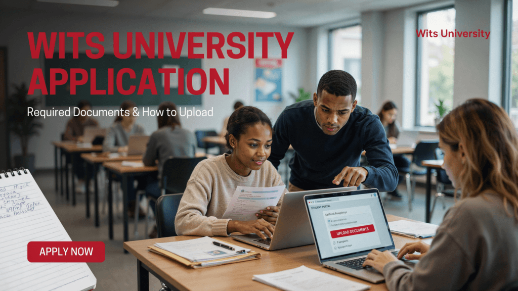 Wits University application: required documents & how to upload