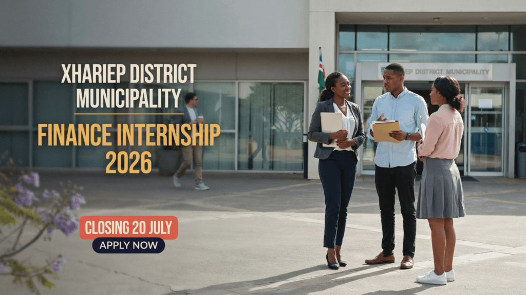Xhariep District Municipality Finance Internship 2026 – Closing 20 July