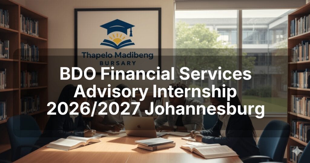 BDO Financial Services Advisory Internship 2026/2027 Johannesburg