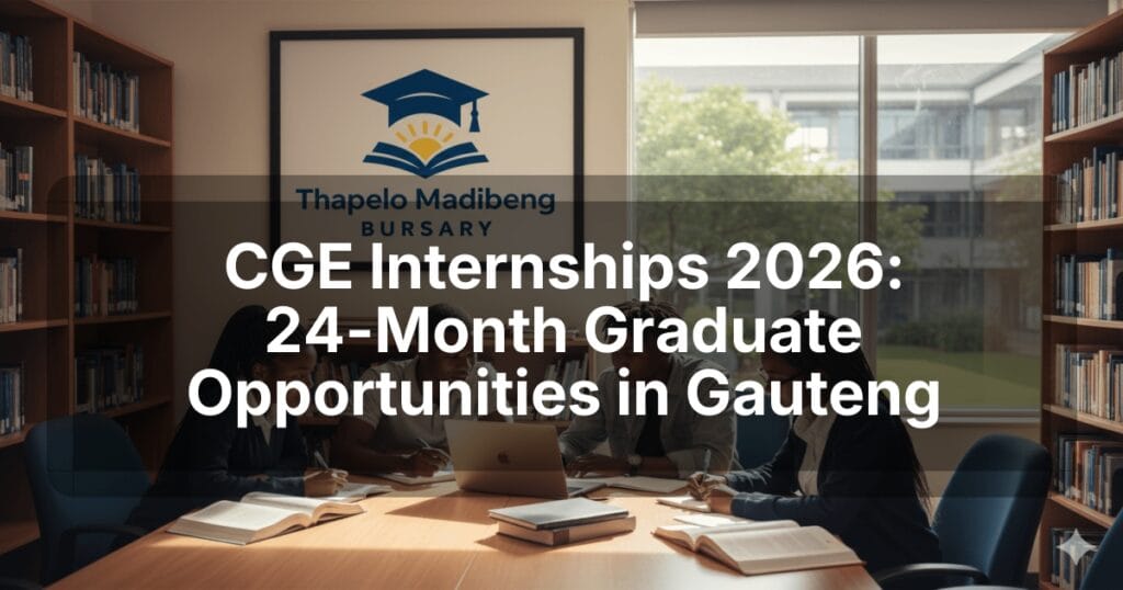 CGE Internships 2026: 24-Month Graduate Opportunities in Gauteng
