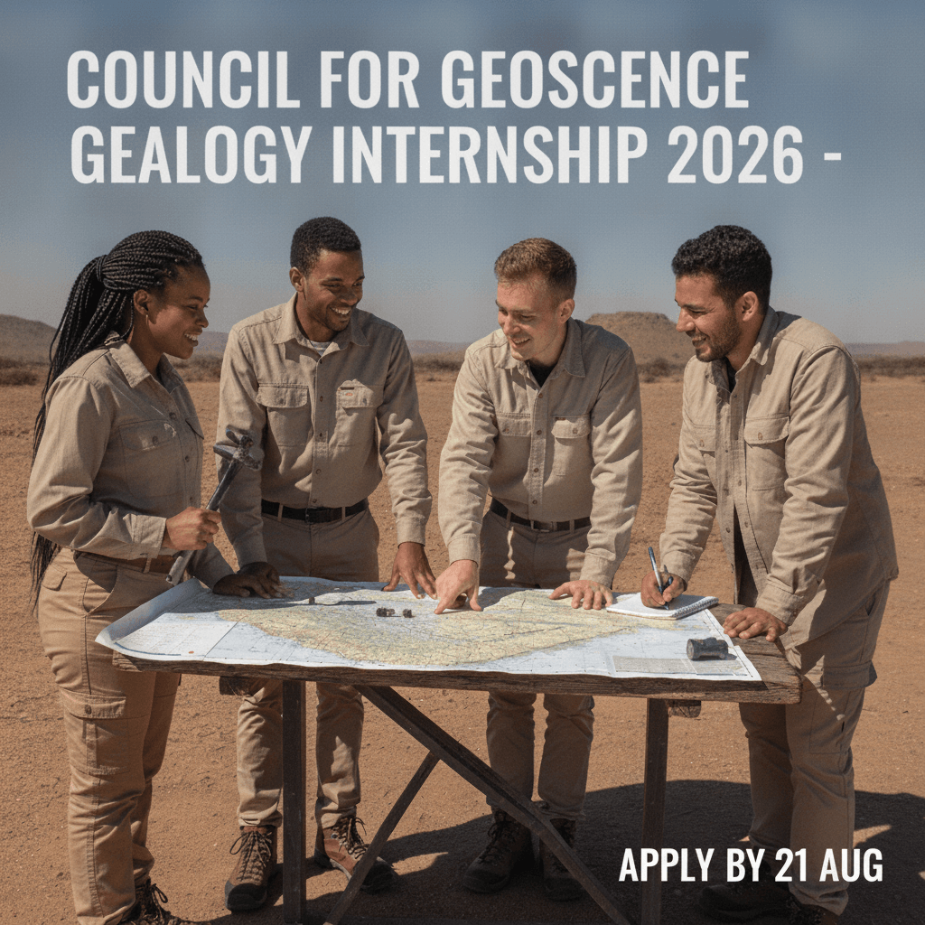 Council for Geoscience Geology Internship 2026 - Apply by 21 Aug
