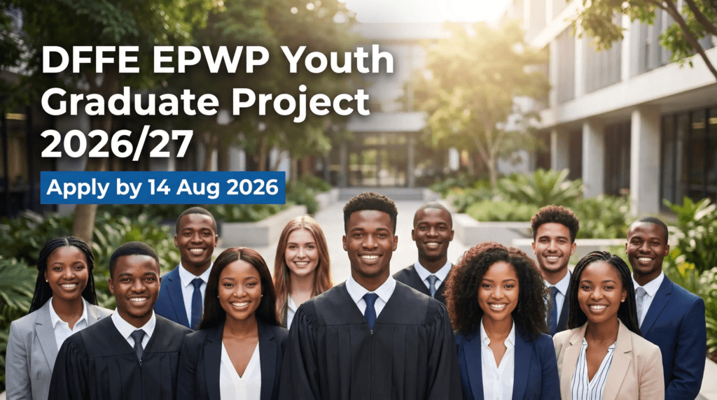 DFFE EPWP Youth Graduate Project 2026/27 – Apply by 14 Aug 2026