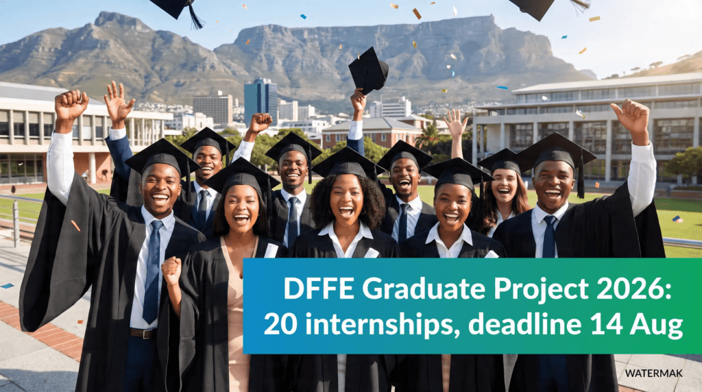 DFFE Graduate Project 2026: 20 internships, deadline 14 Aug