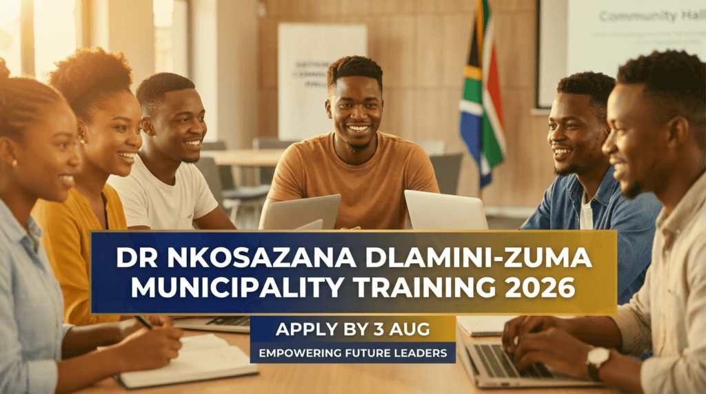 Dr Nkosazana Dlamini-Zuma Municipality Training 2026 Apply 3 Aug