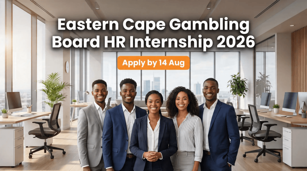 Eastern Cape Gambling Board HR Internship 2026 – Apply by 14 Aug