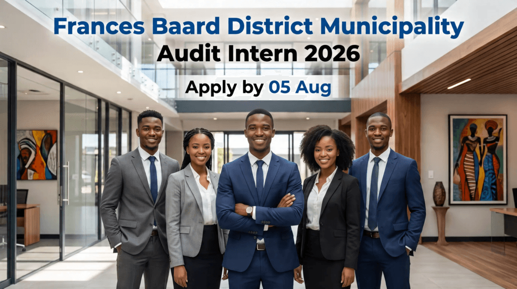 Frances Baard District Municipality Audit Intern 2026 – Apply 05 Aug