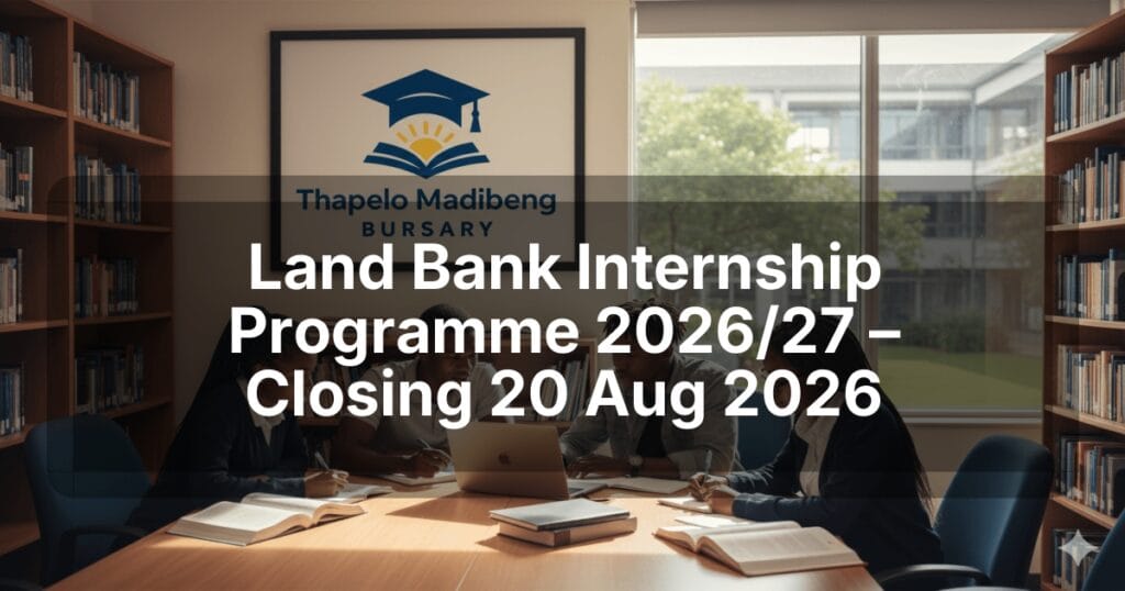 Land Bank Internship Programme 2026/27 – Closing 20 Aug 2026